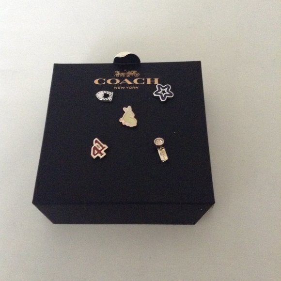 COACH VARSITY Mix and Match Stud Earring Set - Picture 1 of 2